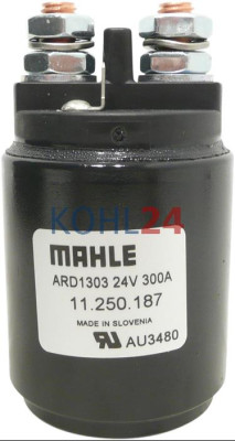 Magnetschalter Iskra Letrika 11.250.187 ARD1303 Mahle MX39 24 Volt 300 Ampere Original Iskra Letrika (Mahle)
